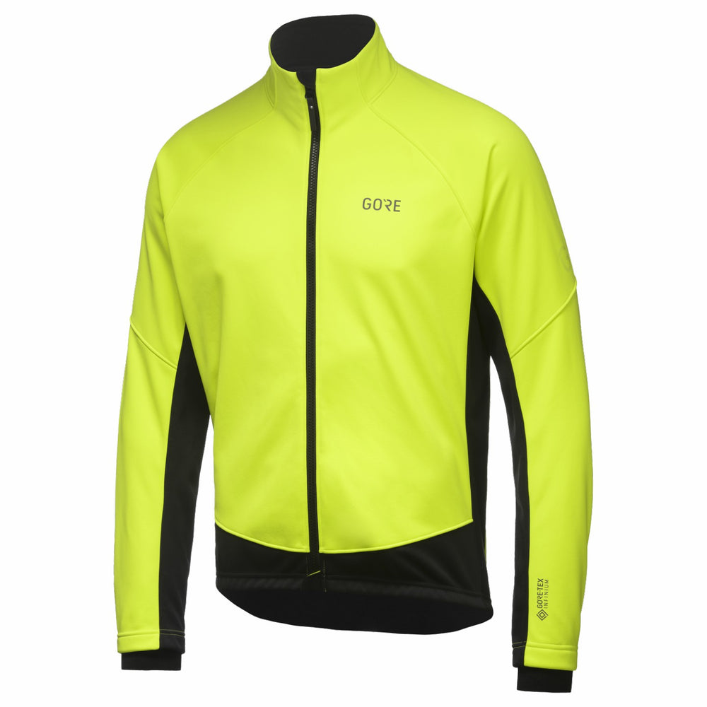 Mens C3 WINDSTOPPER® Thermo Jacket - Neon Yellow/Black