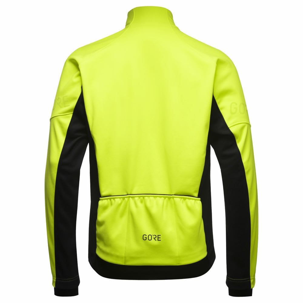 Mens C3 WINDSTOPPER® Thermo Jacket - Neon Yellow/Black