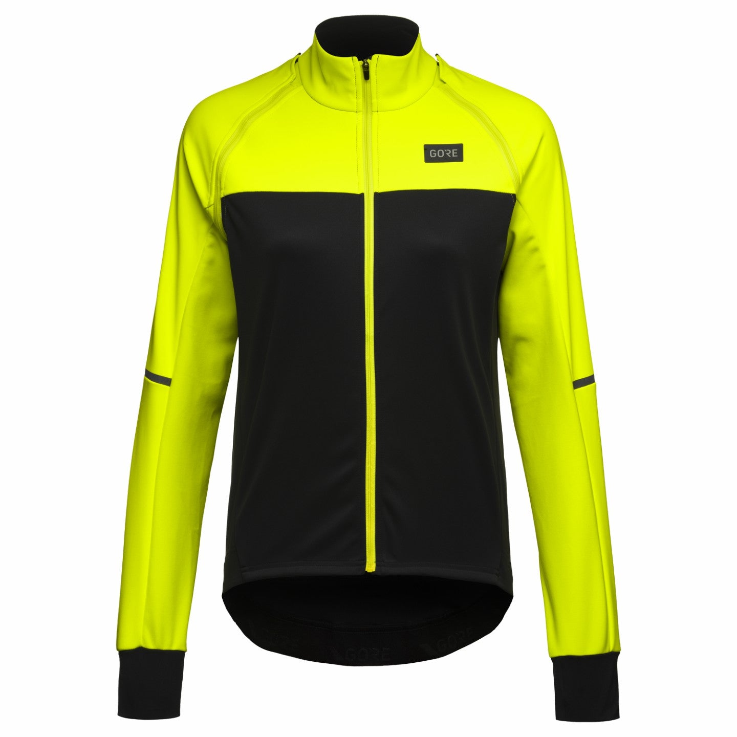 Womens Phantom WINDSTOPPER® Jacket - Black/Neon Yellow