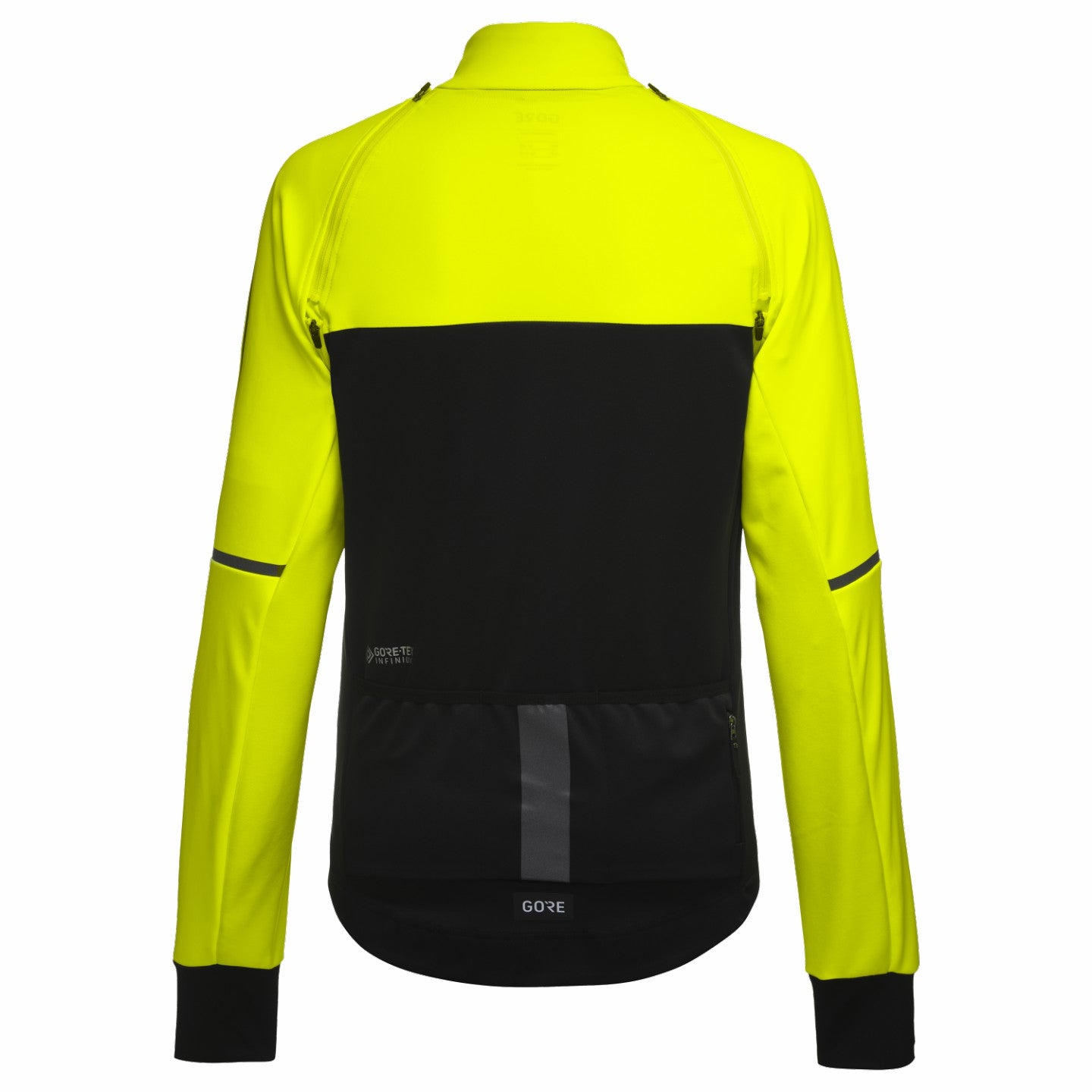 Womens Phantom WINDSTOPPER® Jacket - Black/Neon Yellow