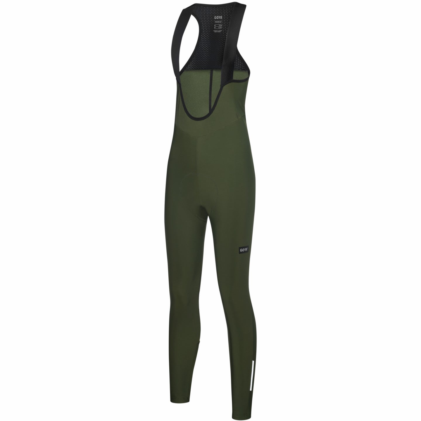 Womens Progress Thermo Bib Tights+ - Utility Green