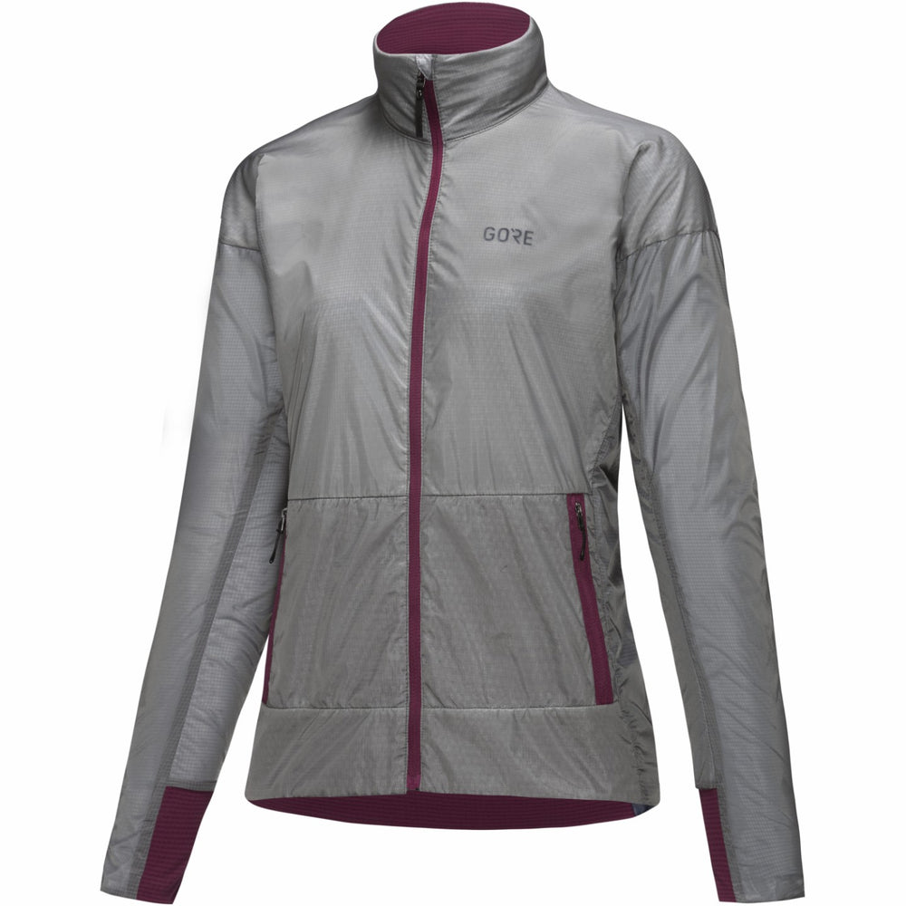 Womens Drive WINDSTOPPER® Jacket - Lab Gray/Process Purple
