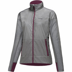 Womens Drive WINDSTOPPER® Jacket - Lab Gray/Process Purple