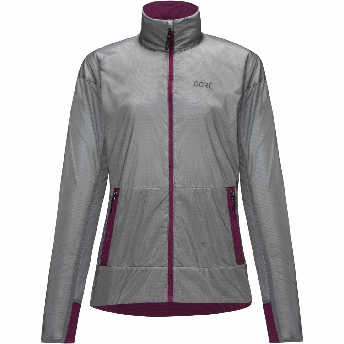 Womens Drive WINDSTOPPER® Jacket - Lab Gray/Process Purple
