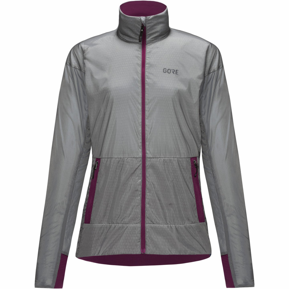 Womens Drive WINDSTOPPER® Jacket - Lab Gray/Process Purple