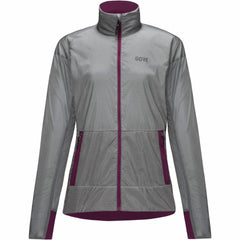 Womens Drive WINDSTOPPER® Jacket - Lab Gray/Process Purple