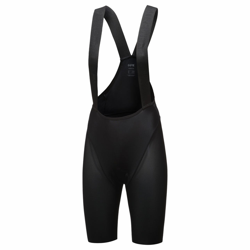 Womens FERNFLOW Liner Bib Shorts+ - Black
