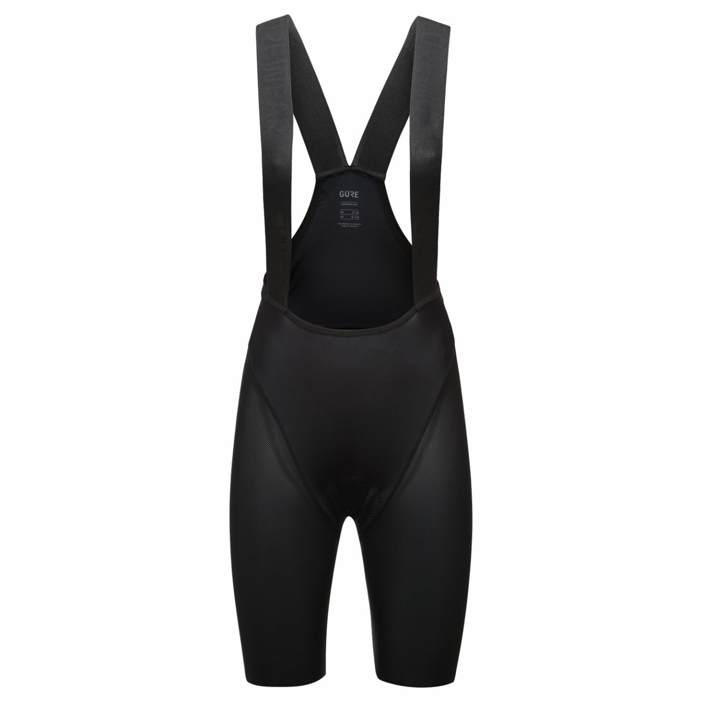 Womens FERNFLOW Liner Bib Shorts+ - Black