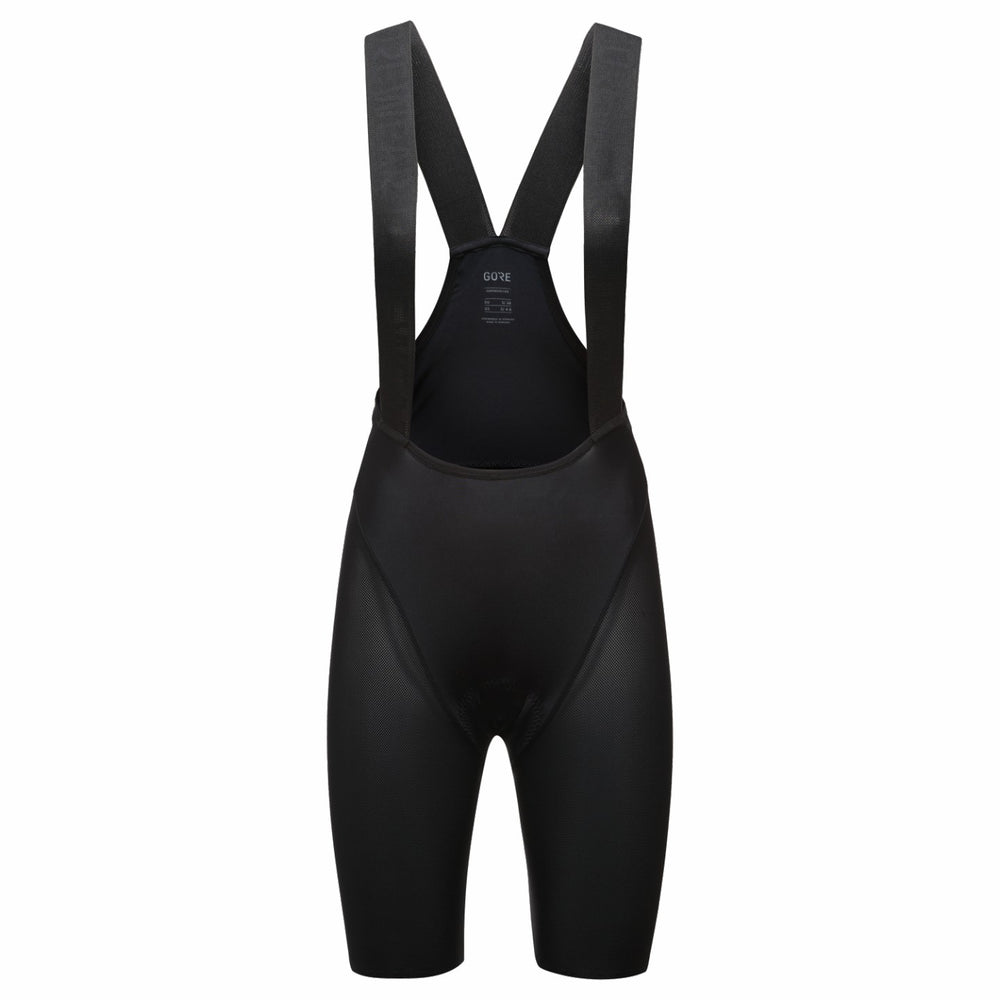 Womens FERNFLOW Liner Bib Shorts+ - Black
