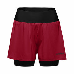 Womens CONCURVE 3” 2in1 Shorts - Utility Red/Black