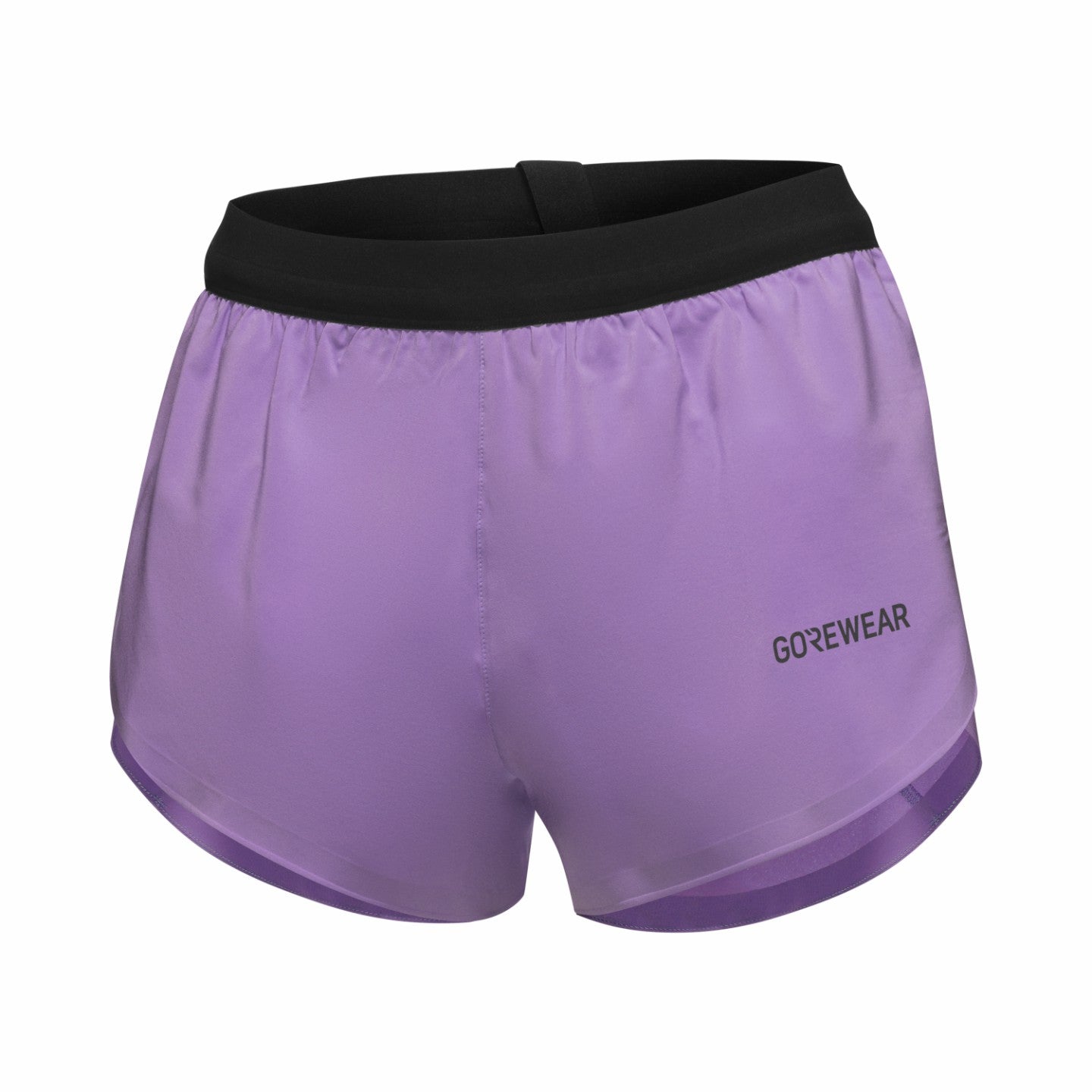 Womens CONCURVE Split Shorts - Scrub Purple