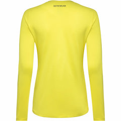 Womens Everyday Long Sleeve Shirt - Washed Neon Yellow