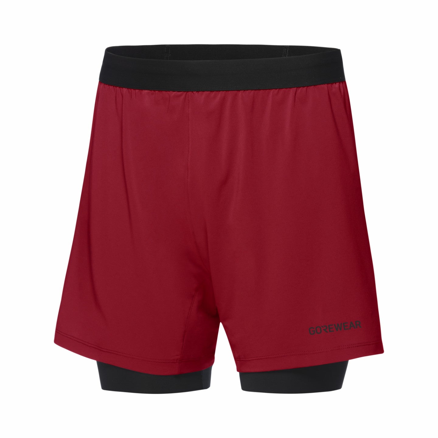 Mens CONCURVE 5” 2in1 Shorts - Utility Red/Black