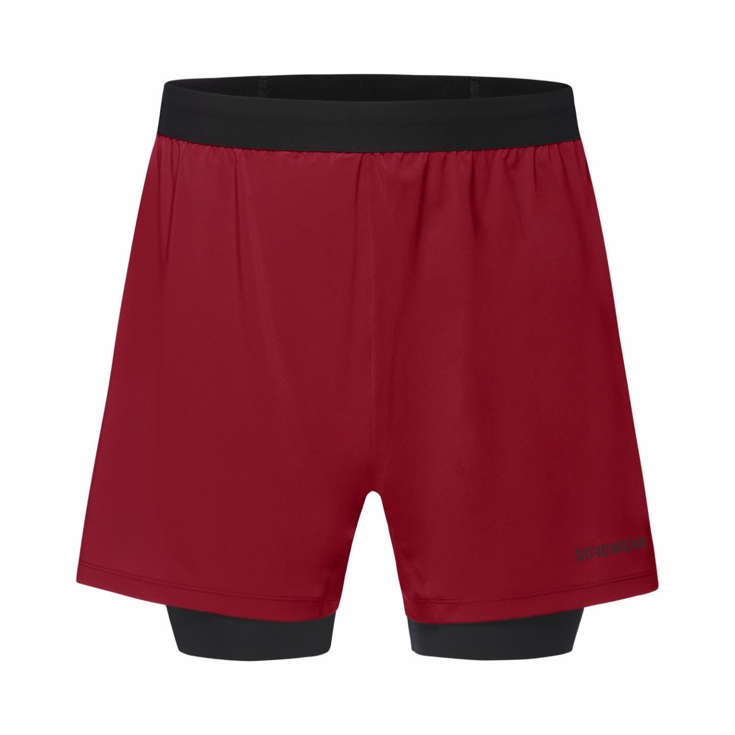 Mens CONCURVE 5” 2in1 Shorts - Utility Red/Black