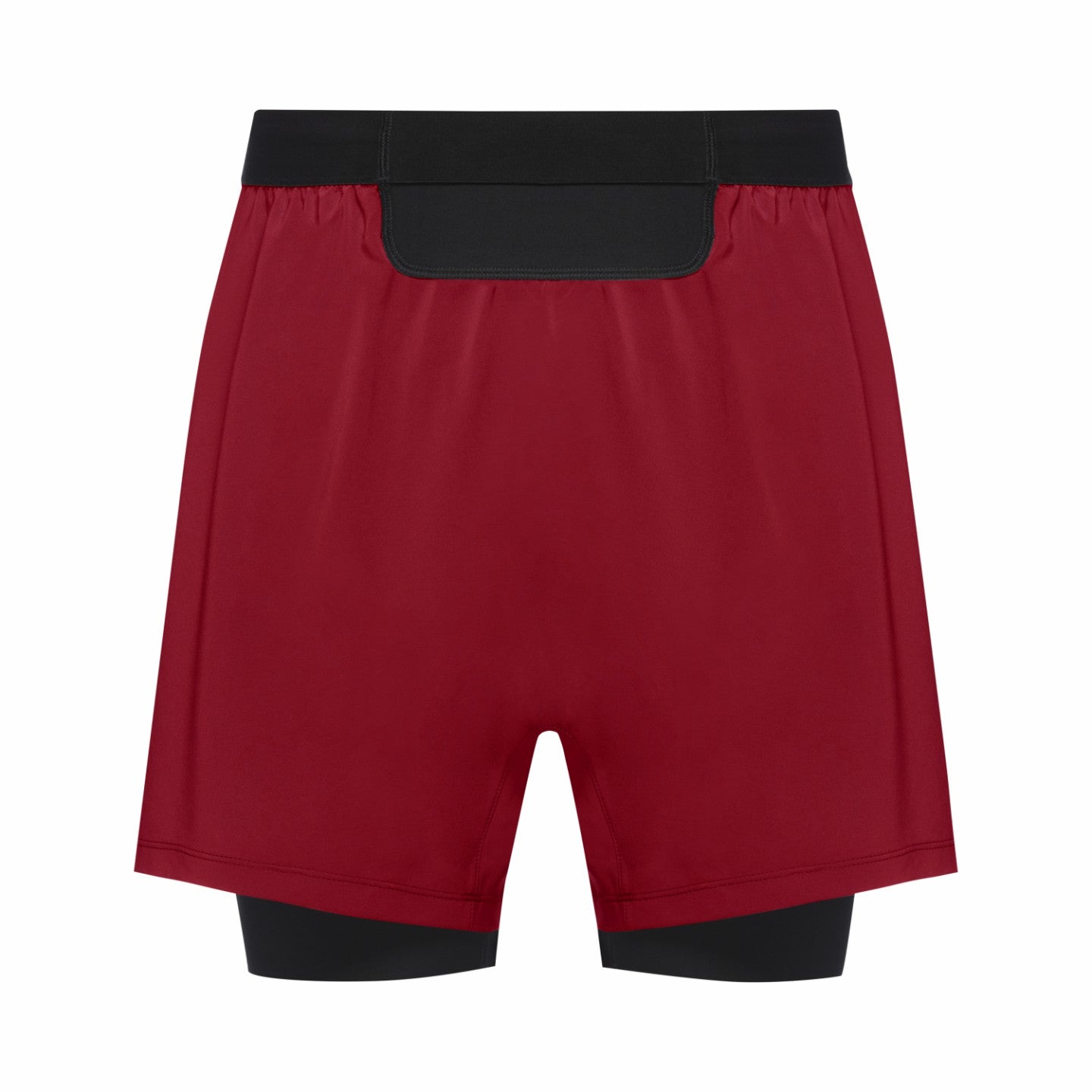 Mens CONCURVE 5” 2in1 Shorts - Utility Red/Black