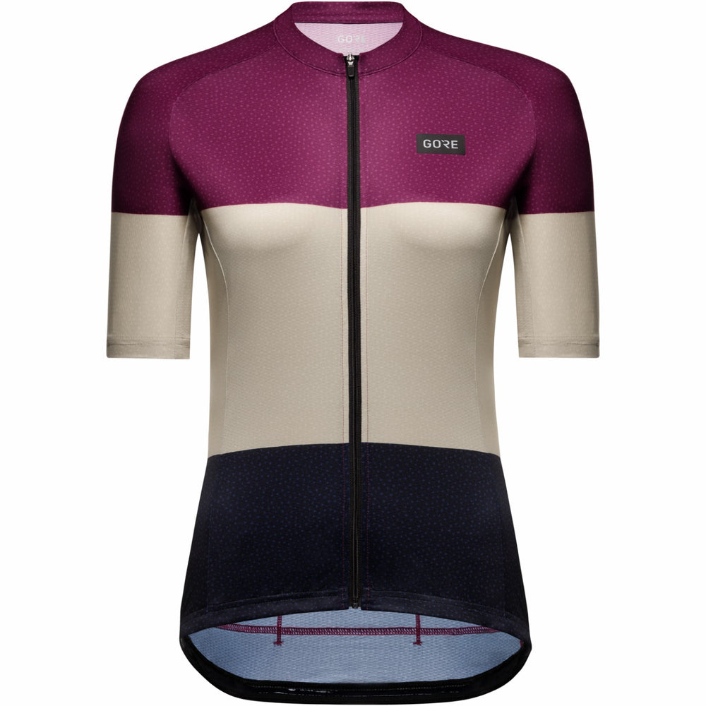 Womens Spirit Stripes Jersey - Process Purple/Tech Beige
