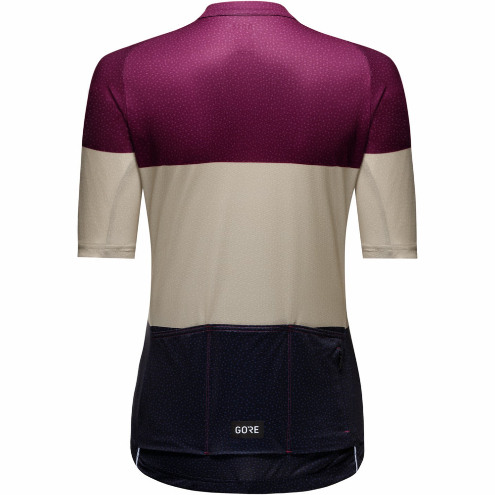 Womens Spirit Stripes Jersey - Process Purple/Tech Beige