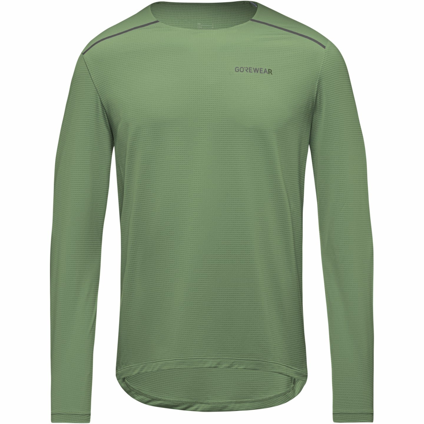 Mens Contest 2.0 Long Sleeve Tee - Engine Green