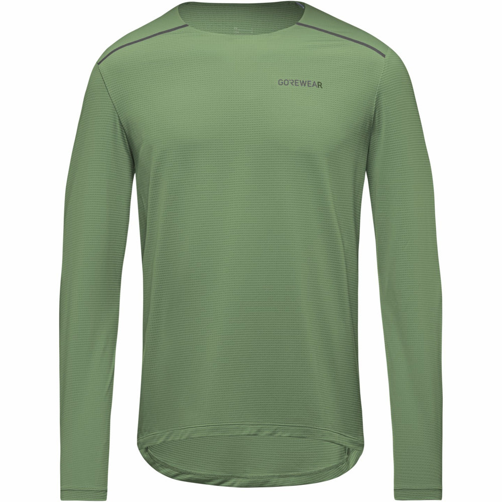 Mens Contest 2.0 Long Sleeve Tee - Engine Green