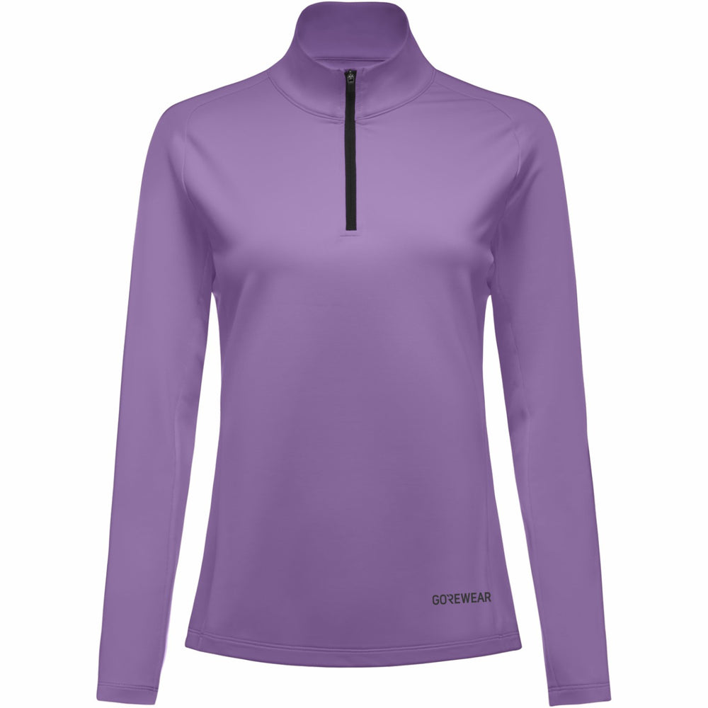 Womens Everyday Mid 1/4 Zip - Scrub Purple