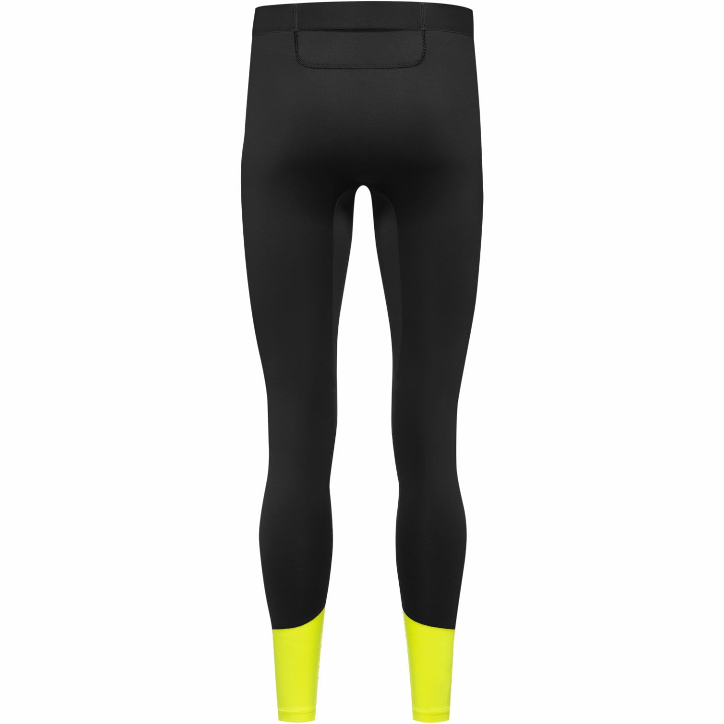 Mens CONCURVE Thermo Tights - Black/Neon Yellow