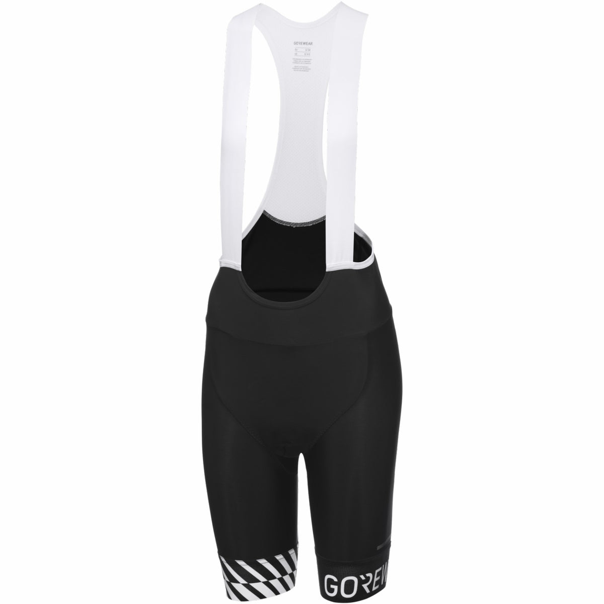 Womens SWIFTRIDE Optical Bib Shorts - Black