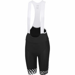Womens SWIFTRIDE Optical Bib Shorts - Black