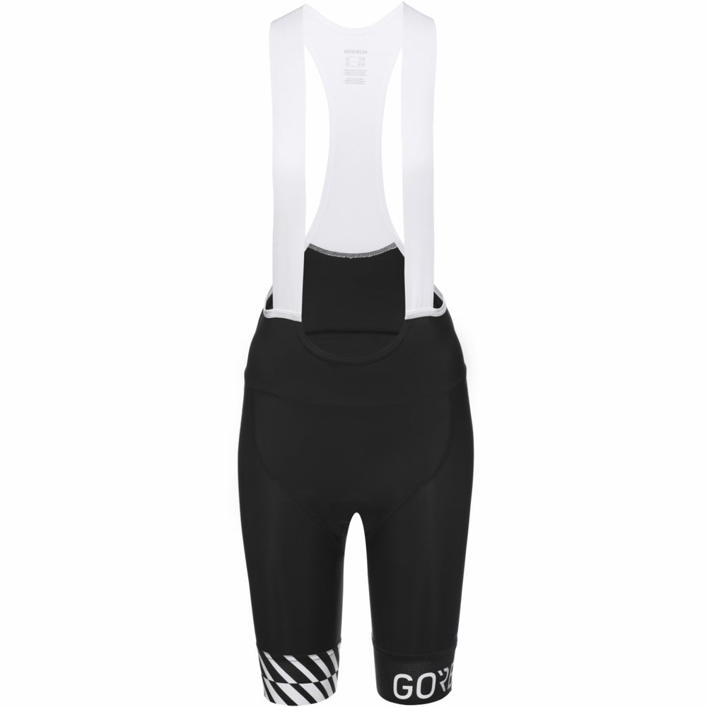 Womens SWIFTRIDE Optical Bib Shorts - Black
