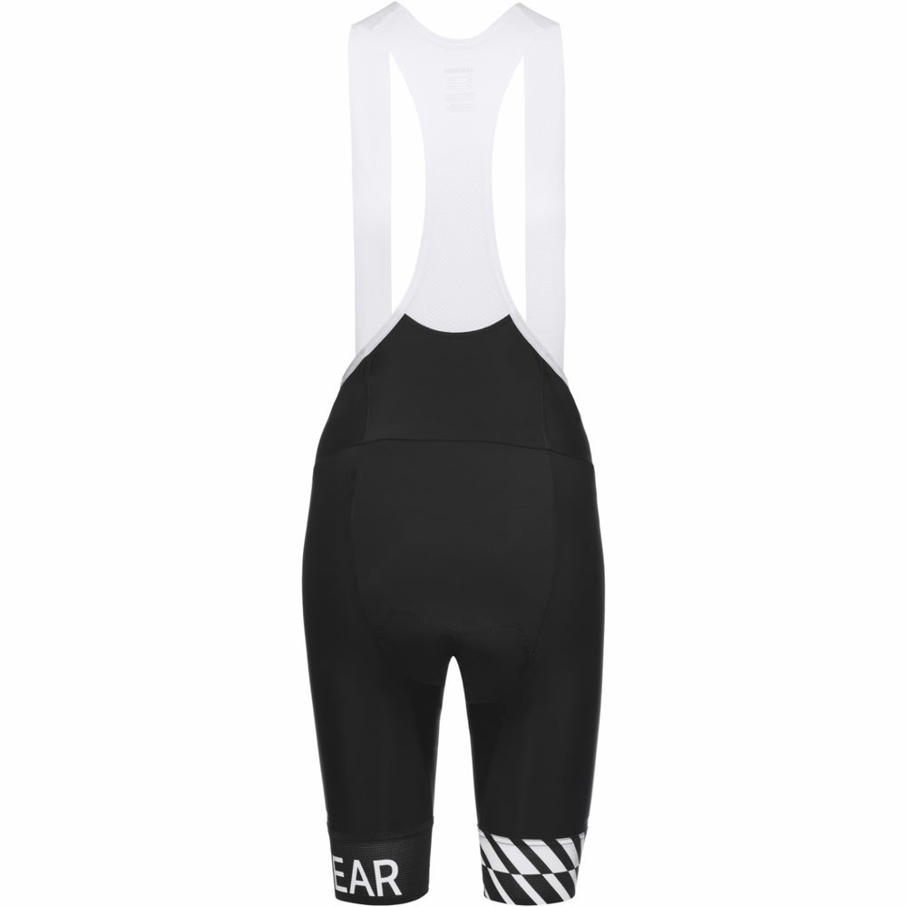 Womens SWIFTRIDE Optical Bib Shorts - Black