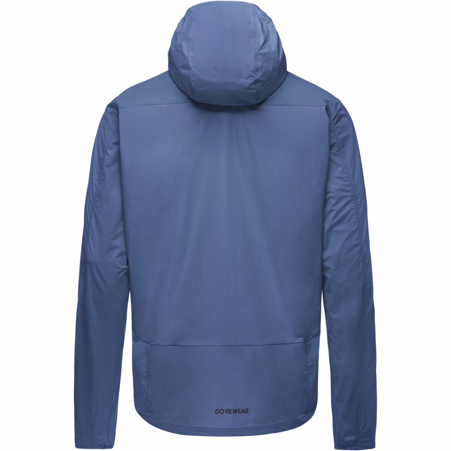 Mens FERNFLOW Hooded Windbreaker - Cargo Blue