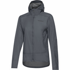 Womens FERNFLOW Hooded Windbreaker - Lab Graphite