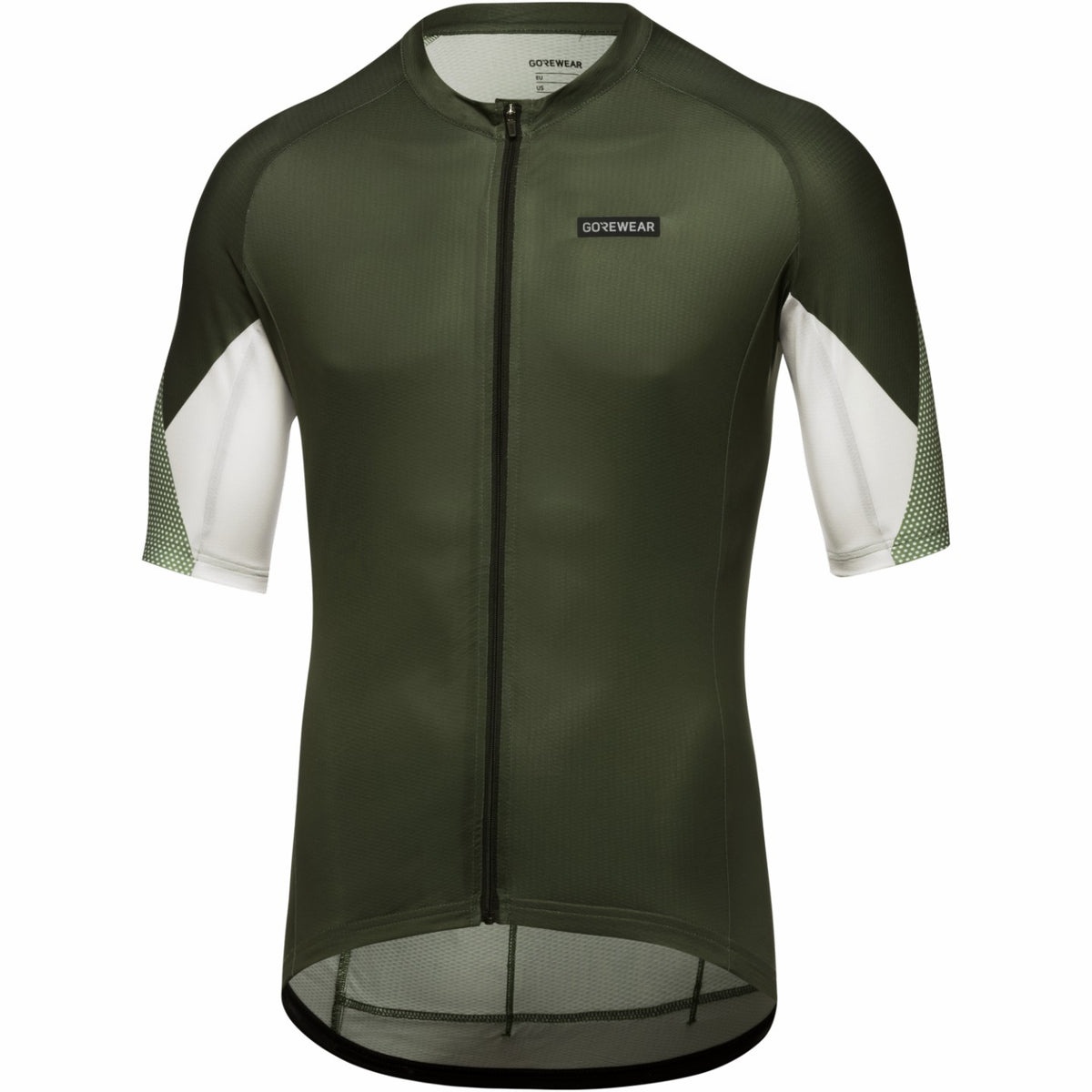 Mens Spirit Triangles Jersey - Utility Green/White