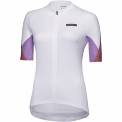 Womens Spirit Triangles Jersey - White/Lab Red