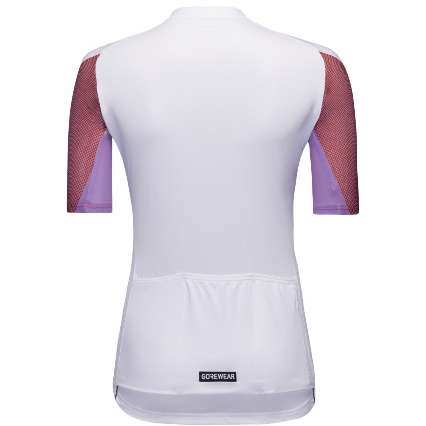 Womens Spirit Triangles Jersey - White/Lab Red