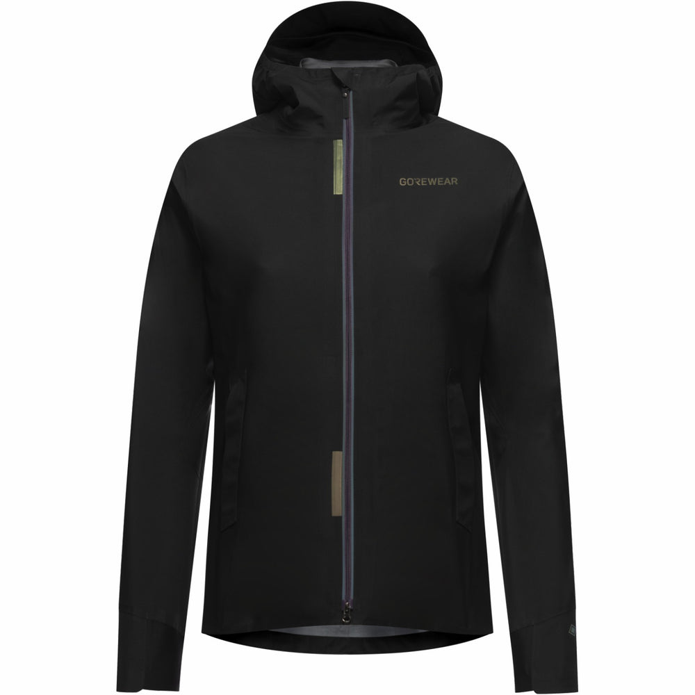 Womens CONCURVE LE3 GORE-TEX Jacket Iridescent Trim - Black