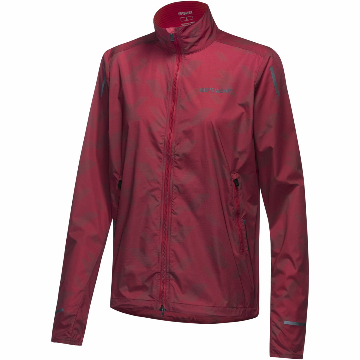 Womens CONCURVE 3D Graphic Windbreaker - Utility Red