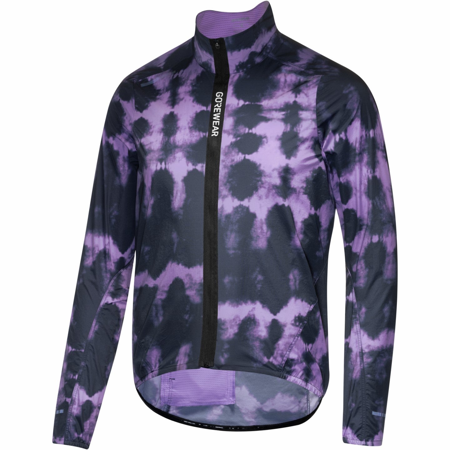 Mens SPINSHIFT Shibori Windbreaker - Orbit Blue/Scrub Purple