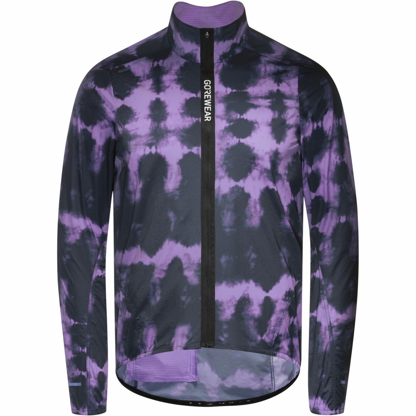 Mens SPINSHIFT Shibori Windbreaker - Orbit Blue/Scrub Purple