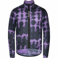 Mens SPINSHIFT Shibori Windbreaker - Orbit Blue/Scrub Purple