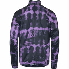 Mens SPINSHIFT Shibori Windbreaker - Orbit Blue/Scrub Purple