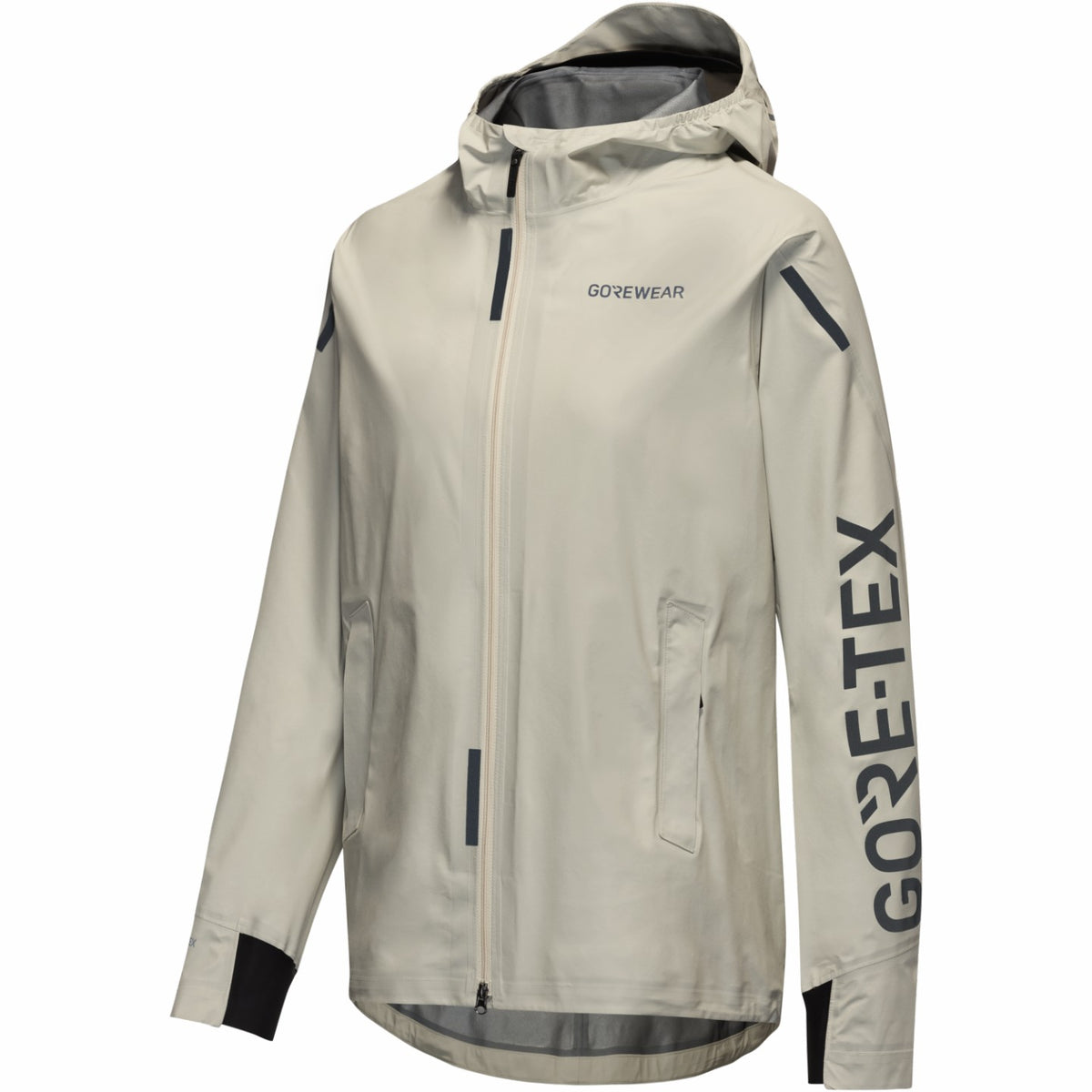 Womens CONCURVE LE4 GORE-TEX Jacket Sleeve Logo - Tech Beige