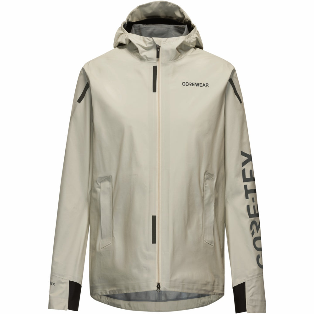 Womens CONCURVE LE4 GORE-TEX Jacket Sleeve Logo - Tech Beige