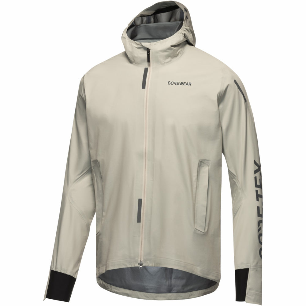 Mens CONCURVE LE4 GORE-TEX Jacket Sleeve Logo - Tech Beige