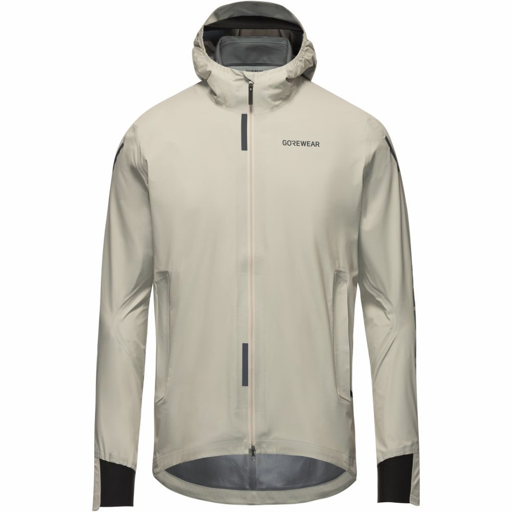 Mens CONCURVE LE4 GORE-TEX Jacket Sleeve Logo - Tech Beige